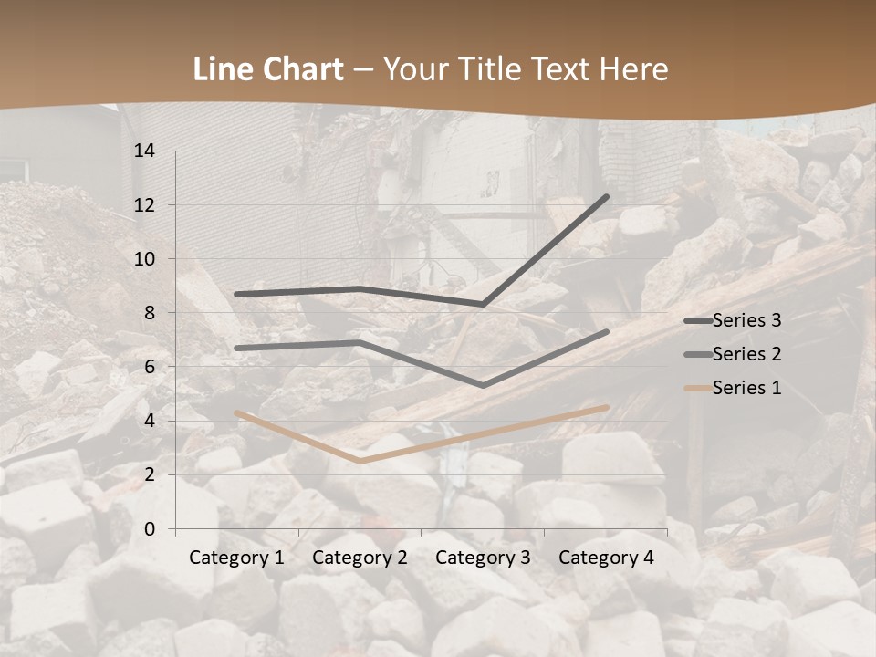 Dust Brick Ruins PowerPoint Template
