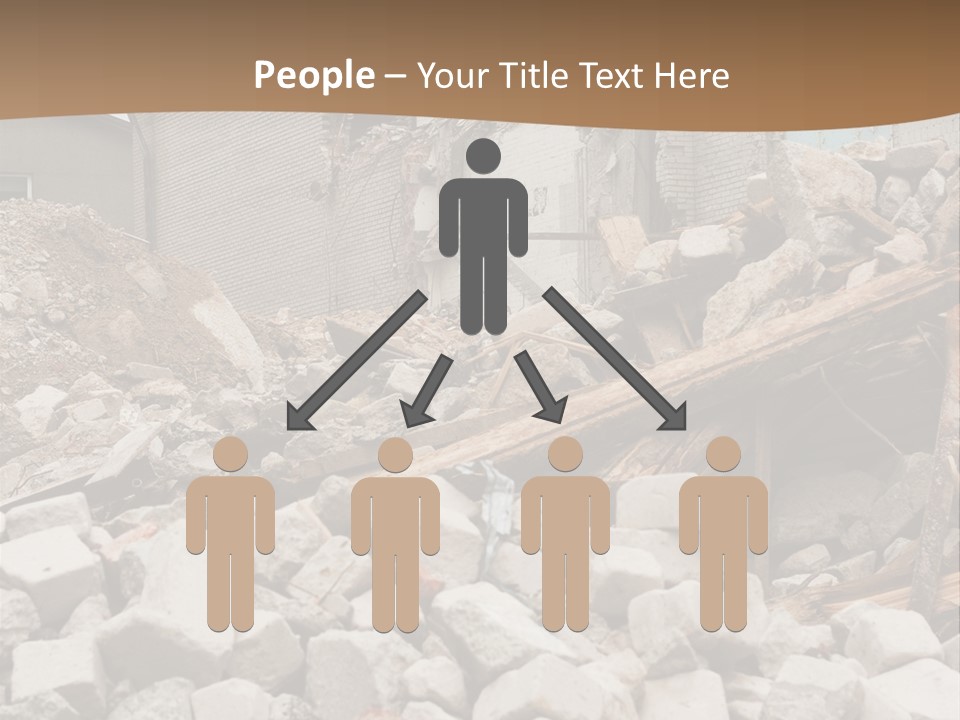 Dust Brick Ruins PowerPoint Template