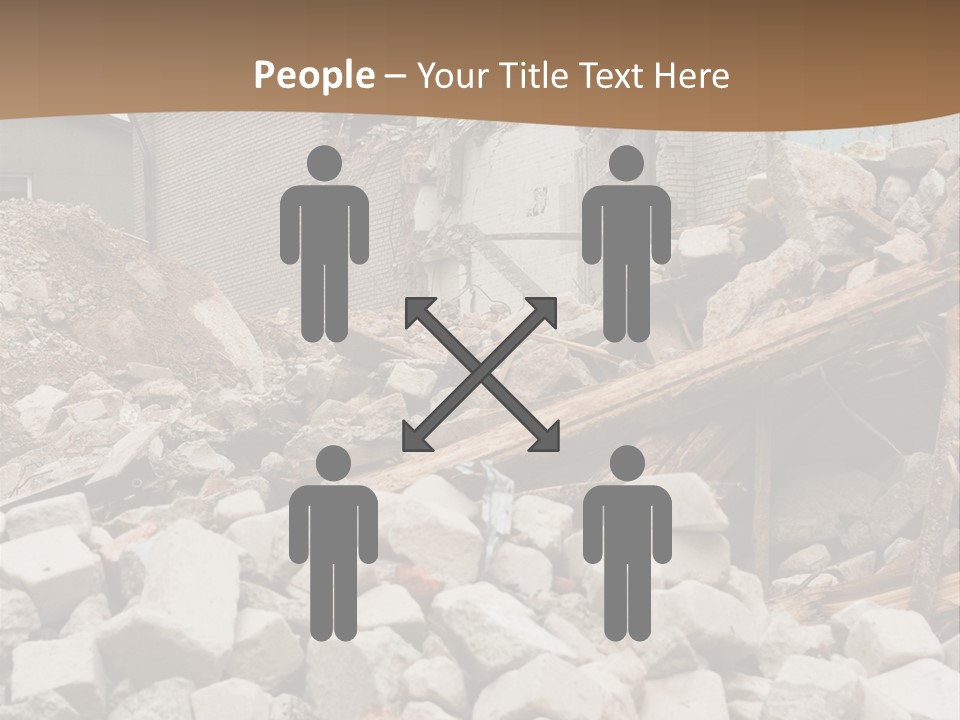 Dust Brick Ruins PowerPoint Template