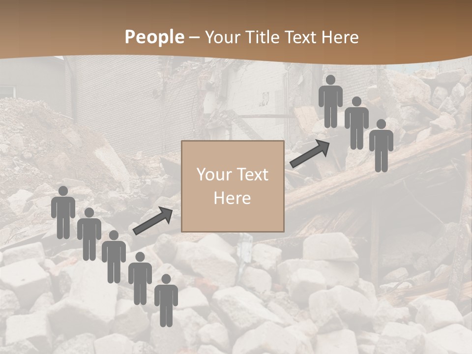 Dust Brick Ruins PowerPoint Template