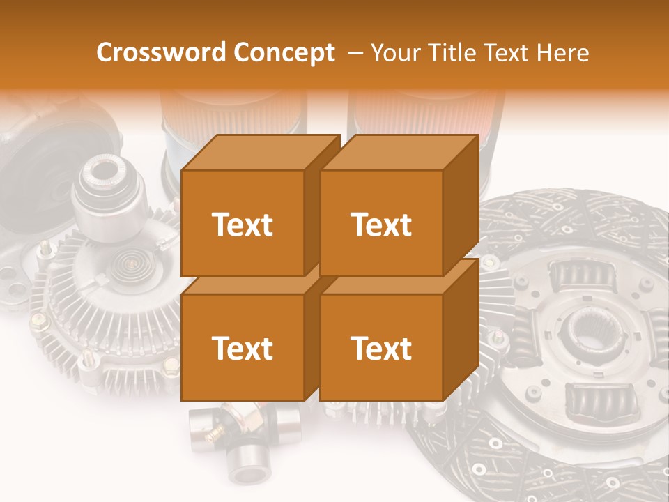 Car Spare Parts PowerPoint Template