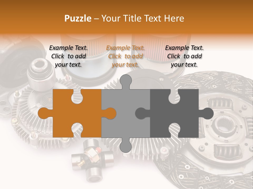 Car Spare Parts PowerPoint Template