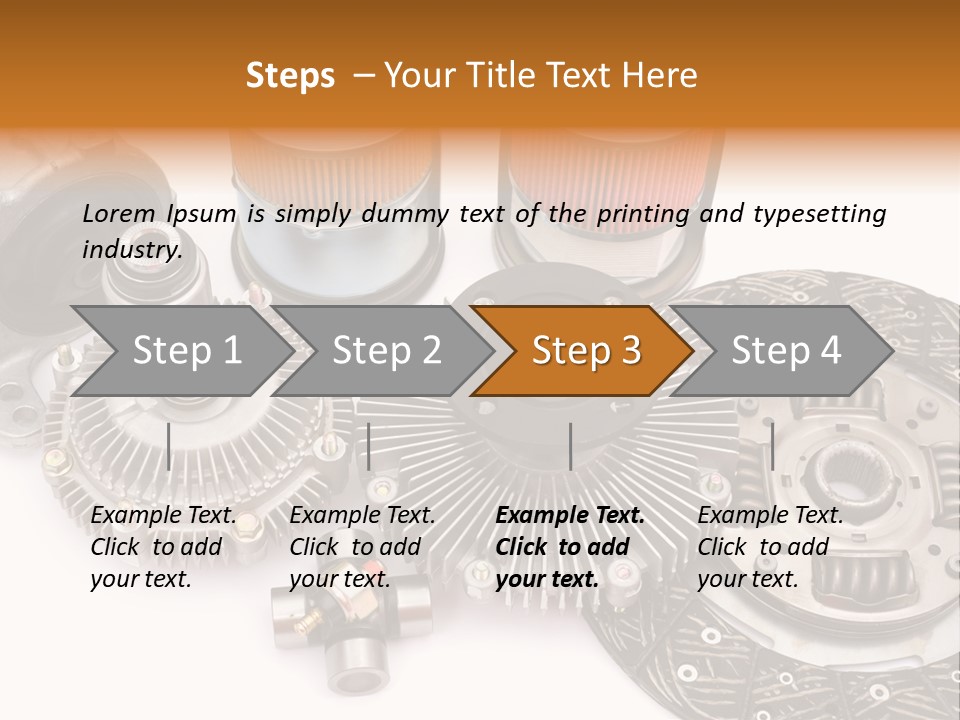 Car Spare Parts PowerPoint Template