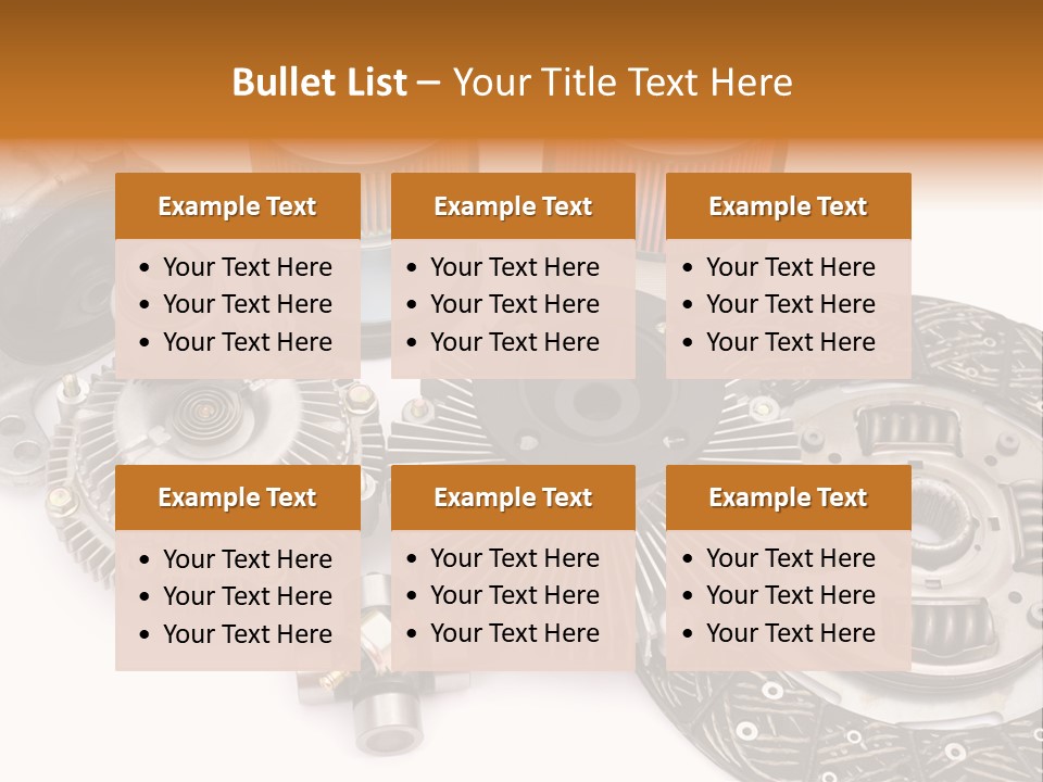 Car Spare Parts PowerPoint Template