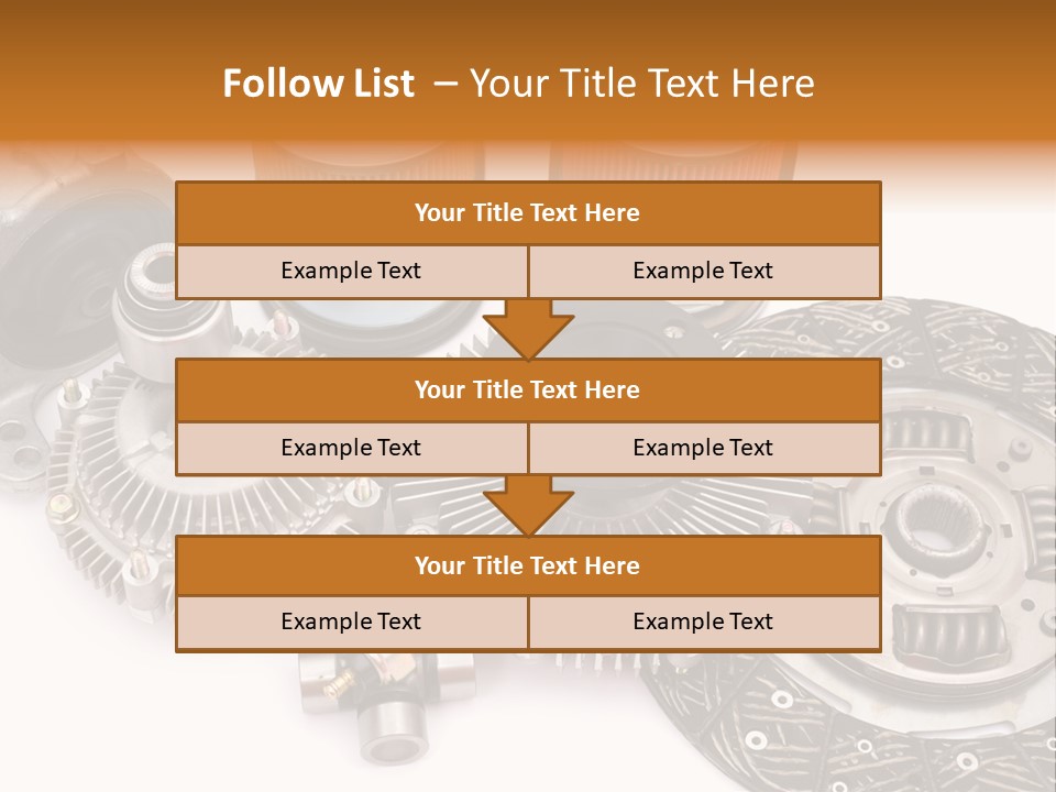 Car Spare Parts PowerPoint Template