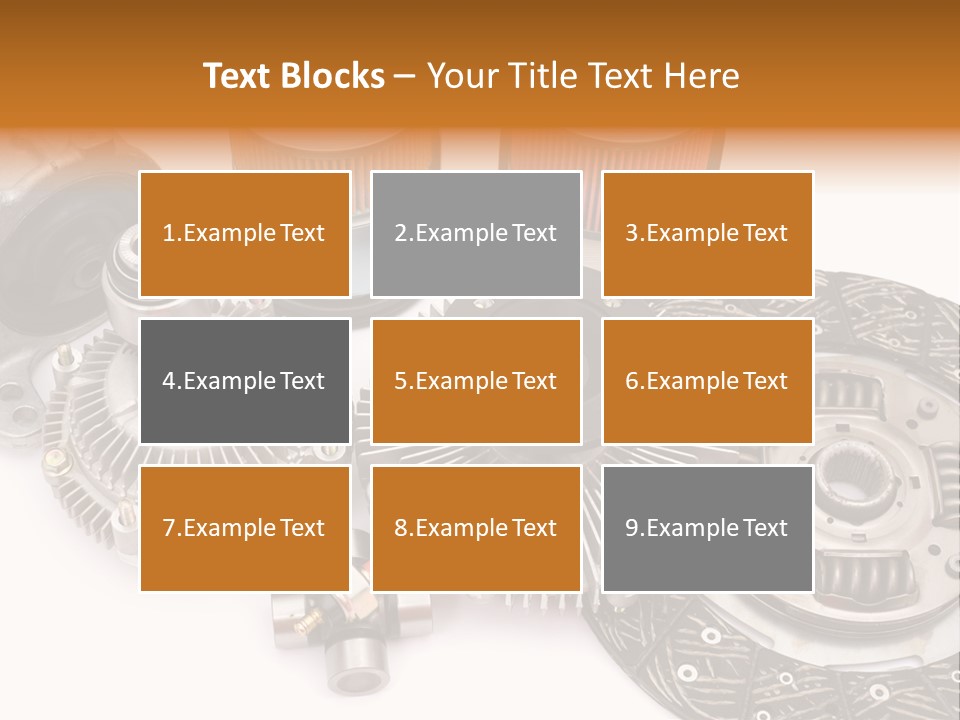 Car Spare Parts PowerPoint Template