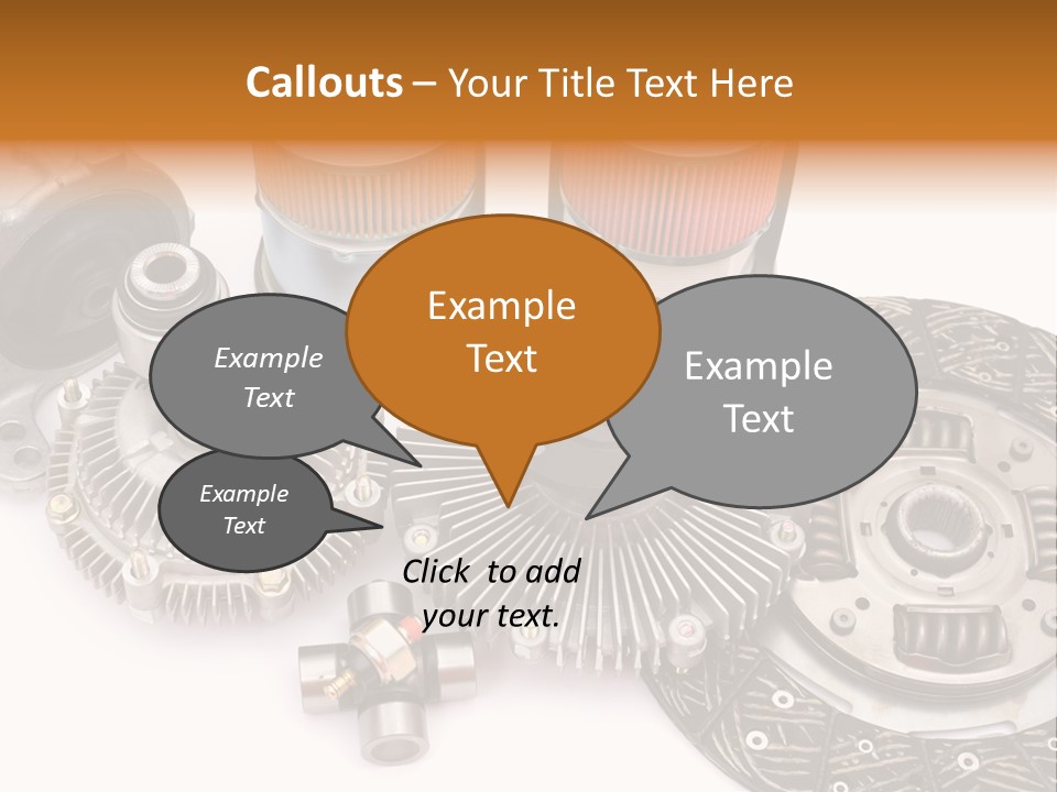 Car Spare Parts PowerPoint Template