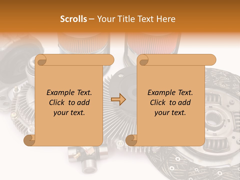 Car Spare Parts PowerPoint Template