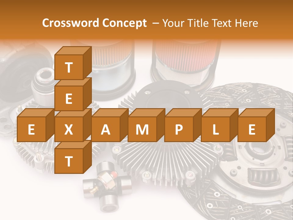 Car Spare Parts PowerPoint Template
