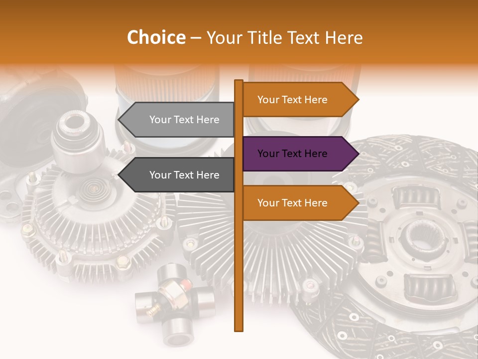 Car Spare Parts PowerPoint Template