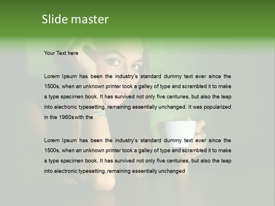 Clean Health Style PowerPoint Template