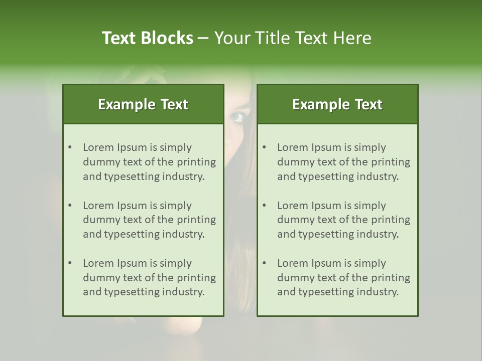 Clean Health Style PowerPoint Template