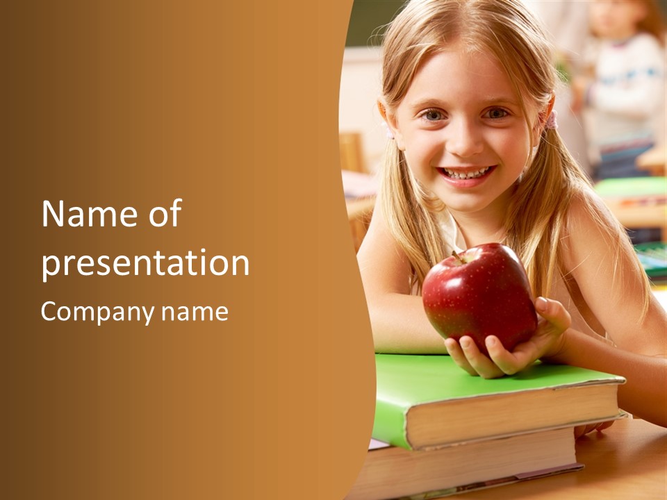 Back To School Healthy PowerPoint Template