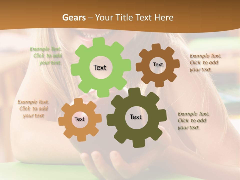 Back To School Healthy PowerPoint Template