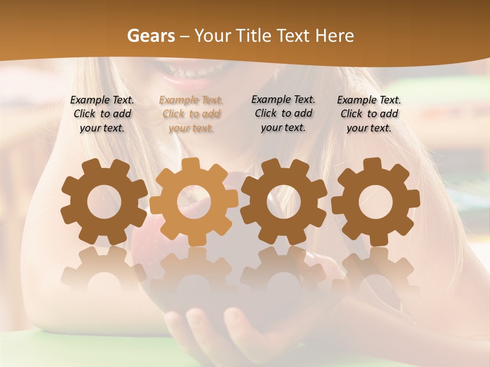 Back To School Healthy PowerPoint Template