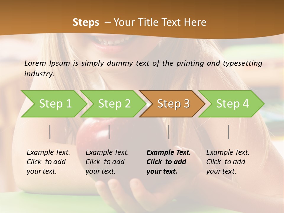 Back To School Healthy PowerPoint Template