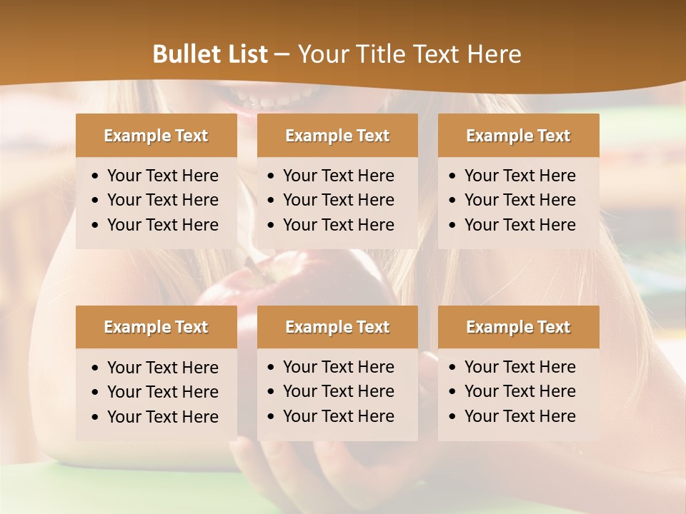 Back To School Healthy PowerPoint Template