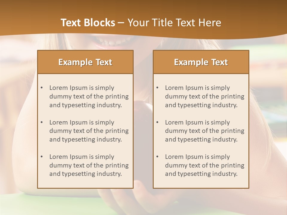 Back To School Healthy PowerPoint Template