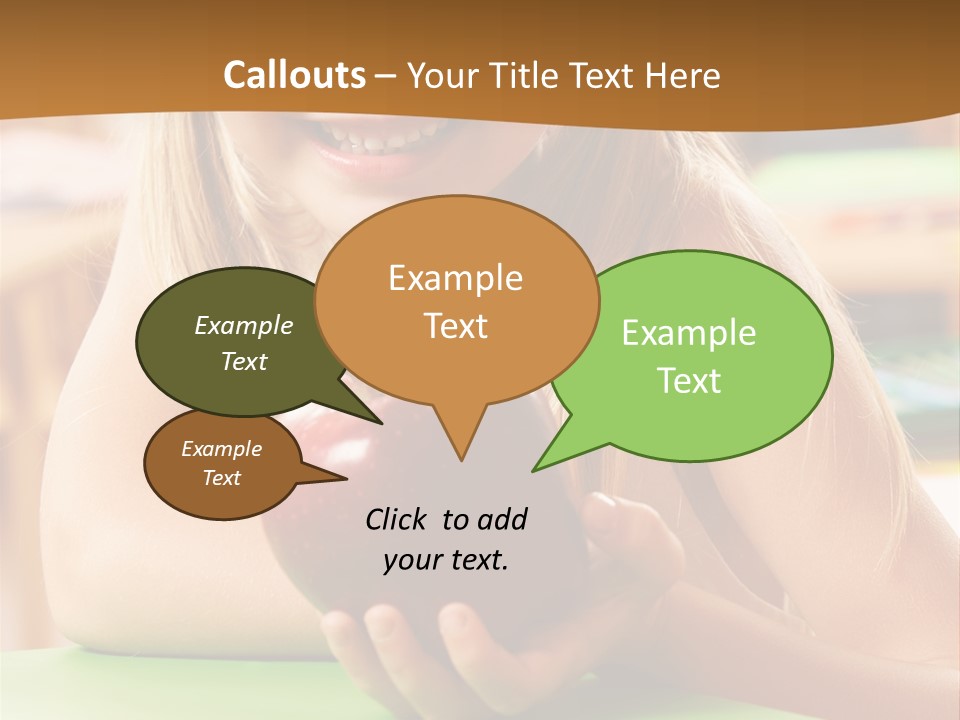 Back To School Healthy PowerPoint Template