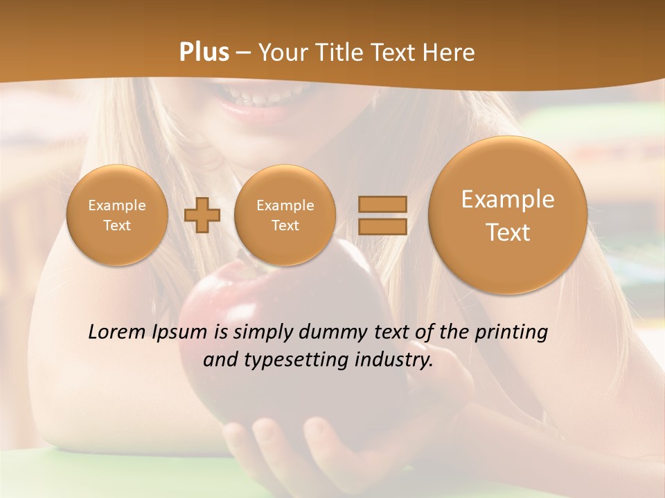 Back To School Healthy PowerPoint Template