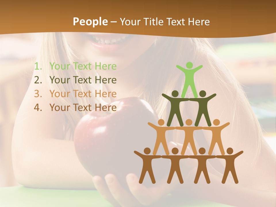 Back To School Healthy PowerPoint Template