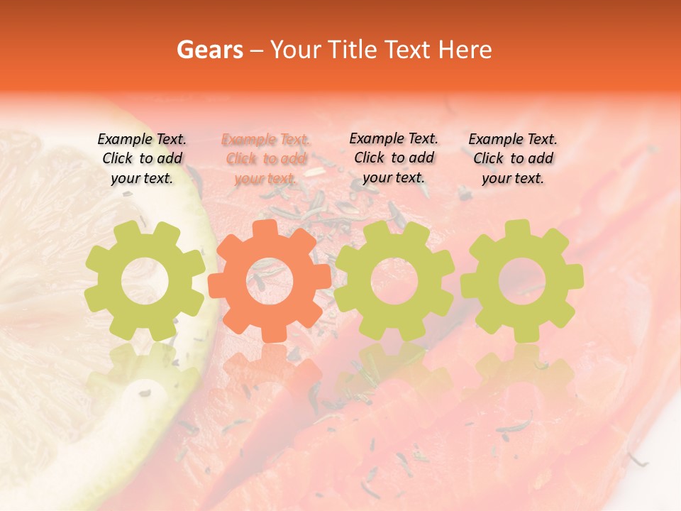 Eating Pink Piece PowerPoint Template