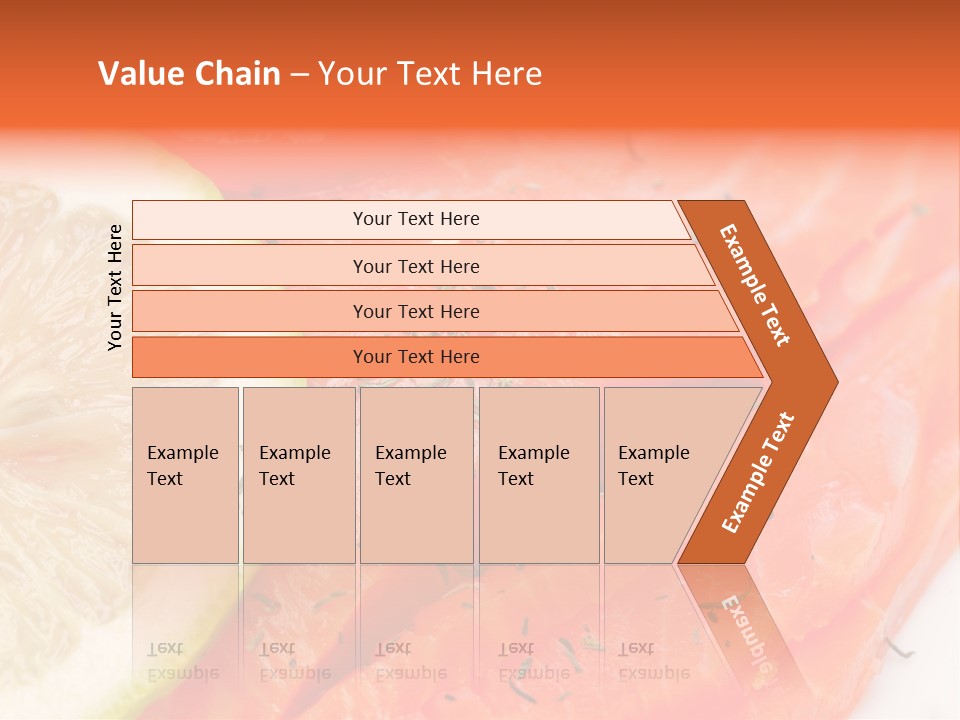 Eating Pink Piece PowerPoint Template