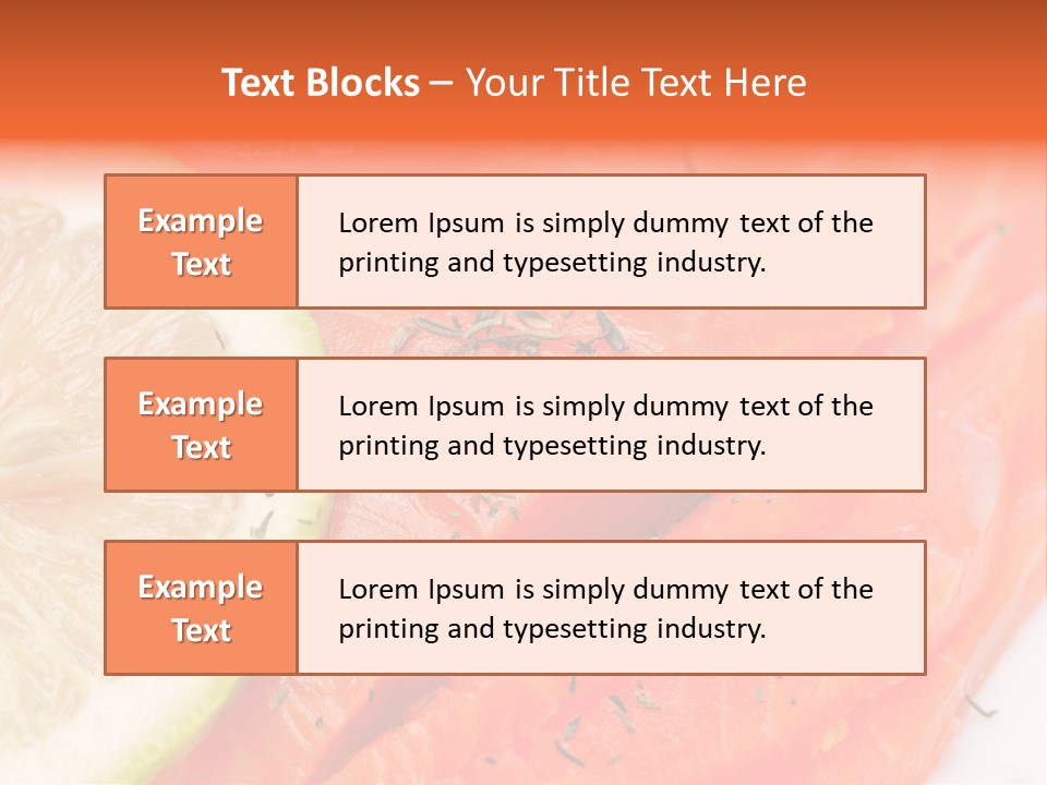 Eating Pink Piece PowerPoint Template