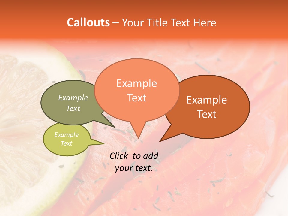 Eating Pink Piece PowerPoint Template