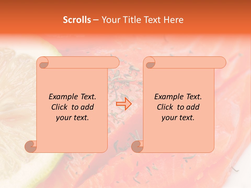 Eating Pink Piece PowerPoint Template