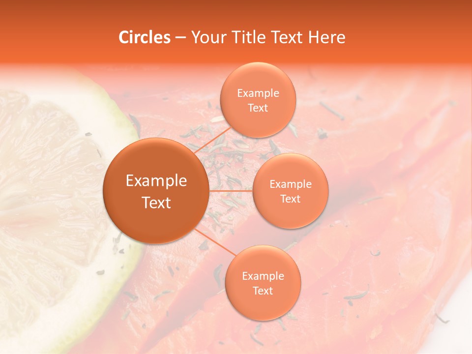 Eating Pink Piece PowerPoint Template