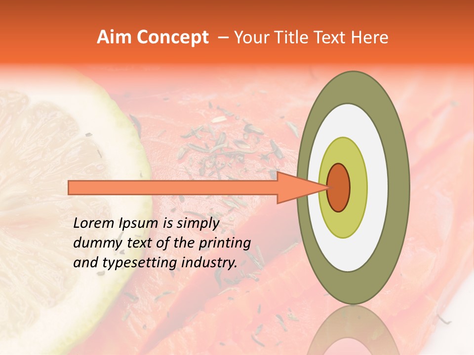 Eating Pink Piece PowerPoint Template