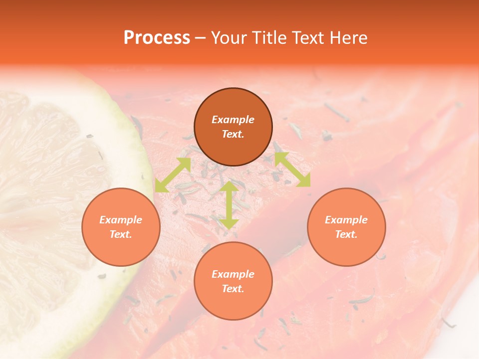 Eating Pink Piece PowerPoint Template