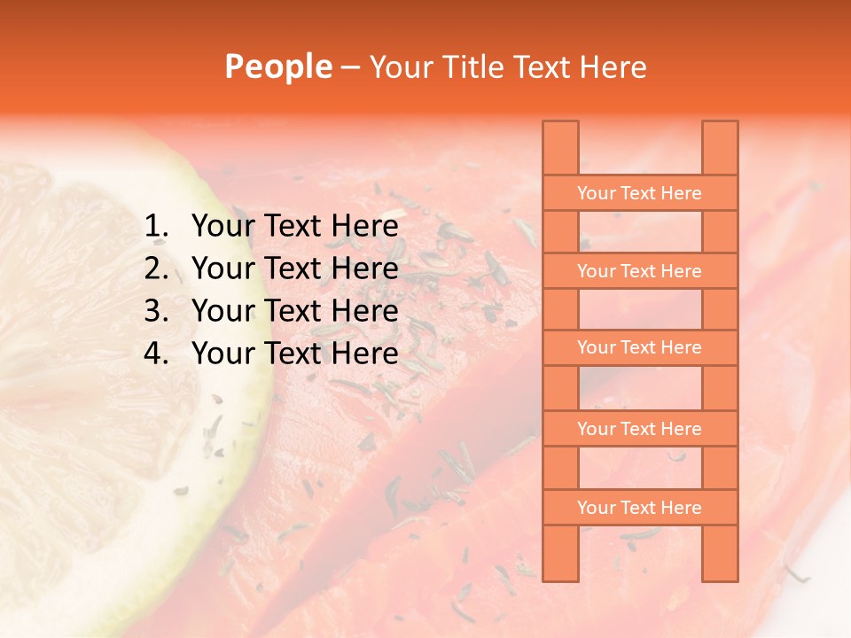 Eating Pink Piece PowerPoint Template