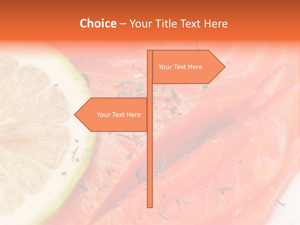 Eating Pink Piece PowerPoint Template