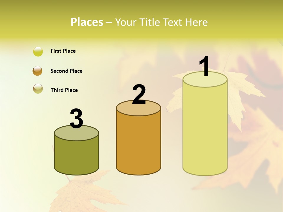 Texture Gold Element PowerPoint Template