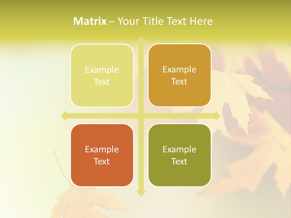 Texture Gold Element PowerPoint Template