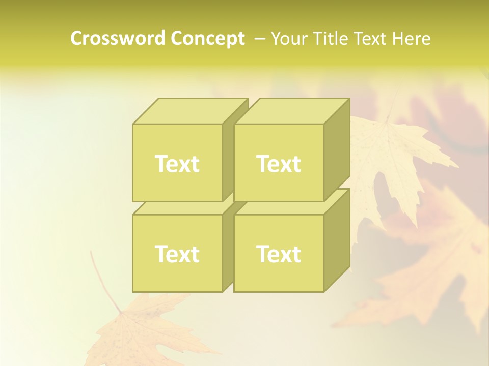 Texture Gold Element PowerPoint Template