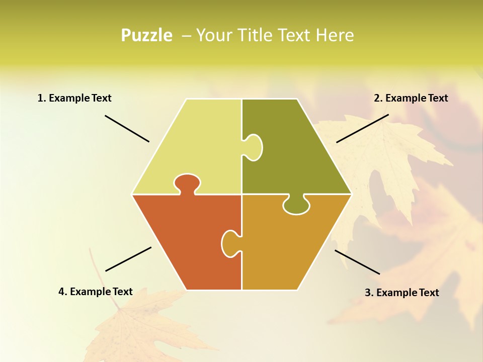 Texture Gold Element PowerPoint Template