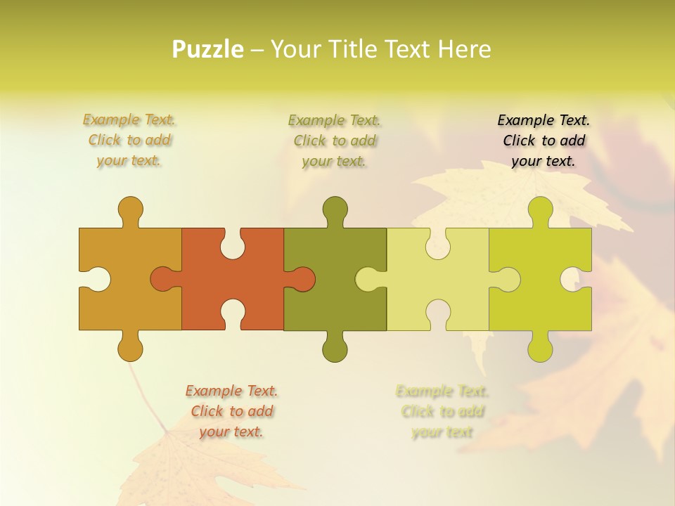 Texture Gold Element PowerPoint Template