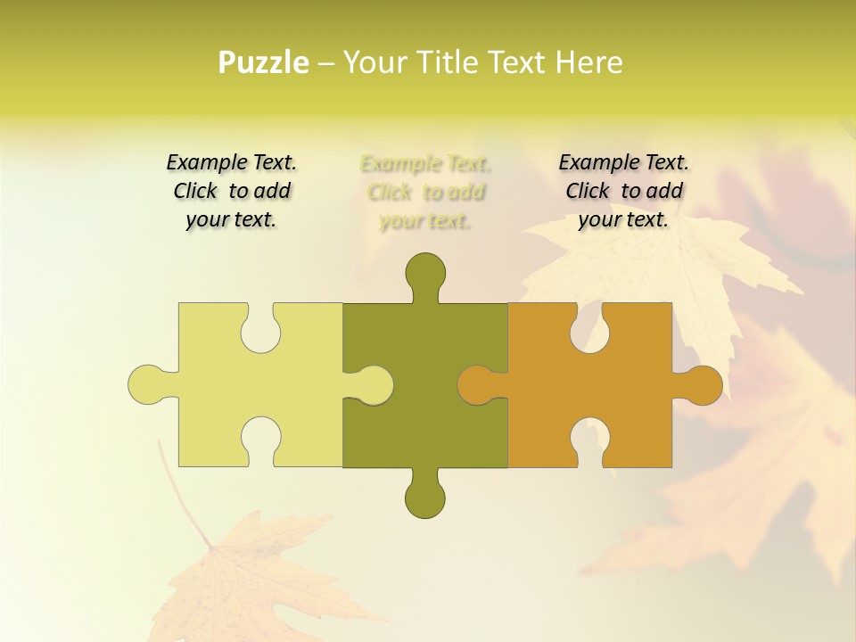 Texture Gold Element PowerPoint Template