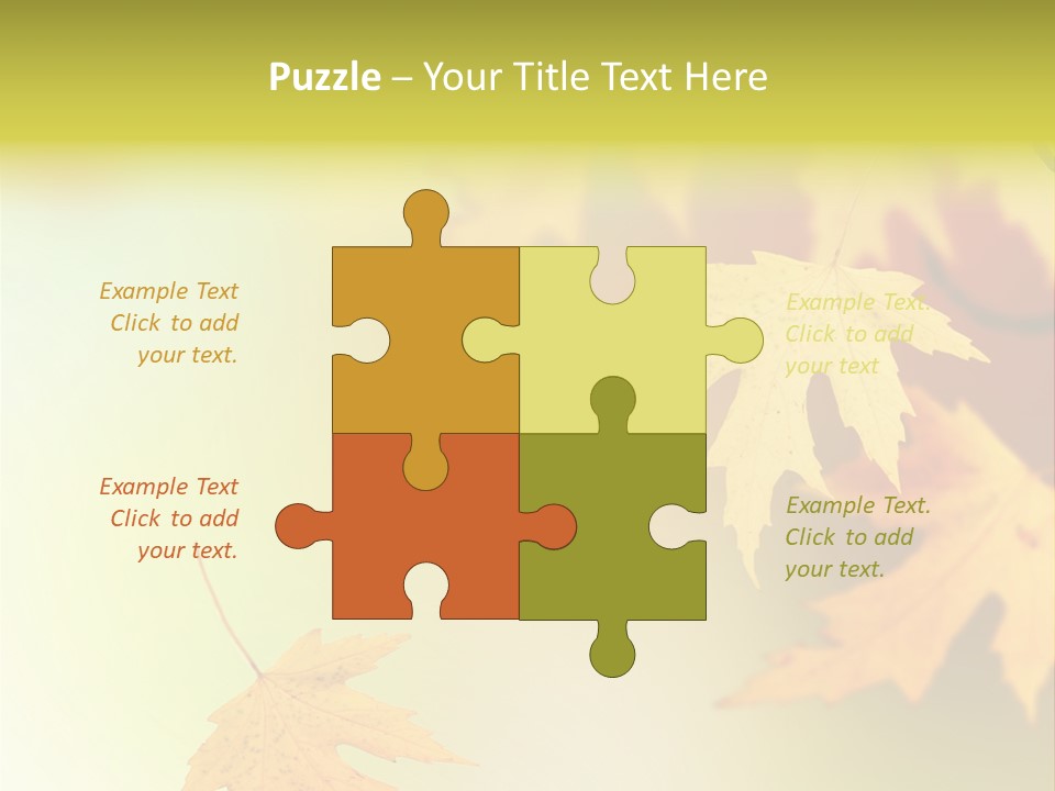 Texture Gold Element PowerPoint Template