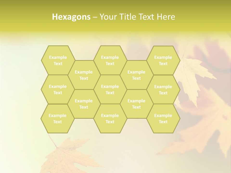 Texture Gold Element PowerPoint Template