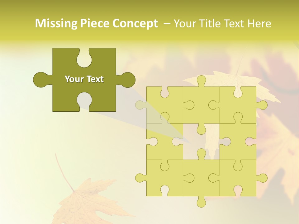 Texture Gold Element PowerPoint Template