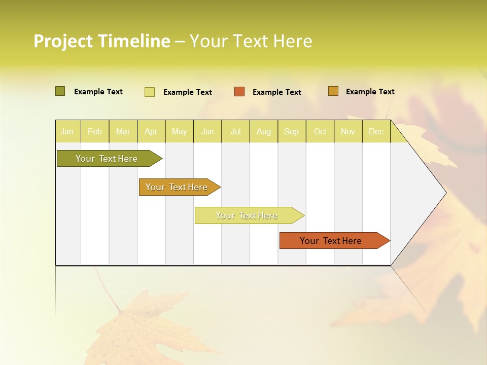 Texture Gold Element PowerPoint Template