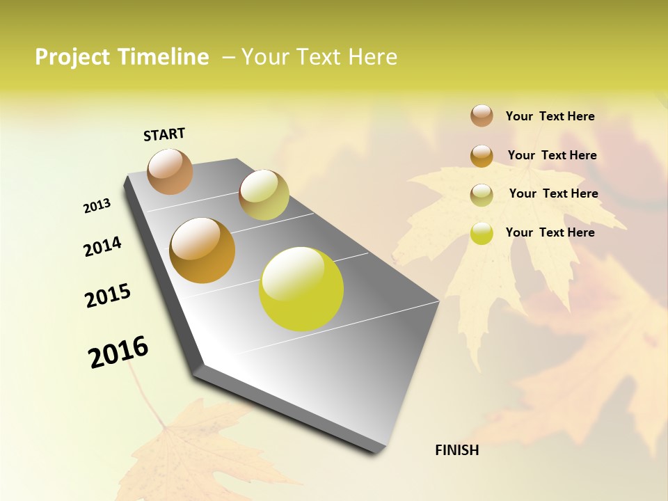Texture Gold Element PowerPoint Template