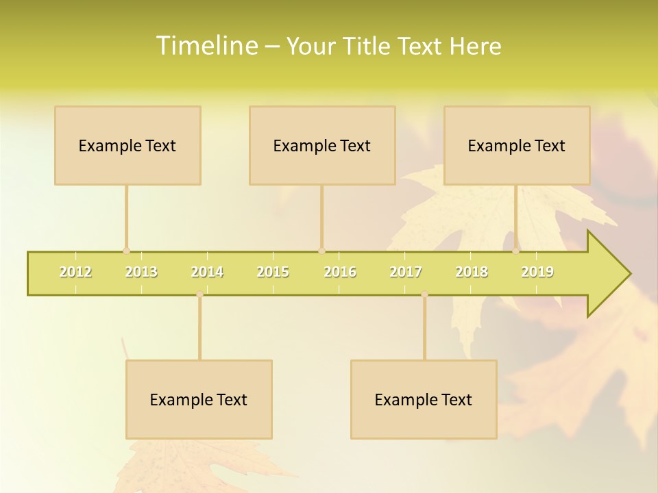 Texture Gold Element PowerPoint Template