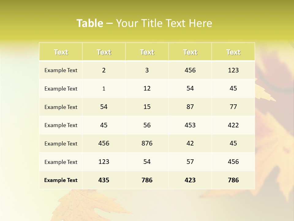 Texture Gold Element PowerPoint Template