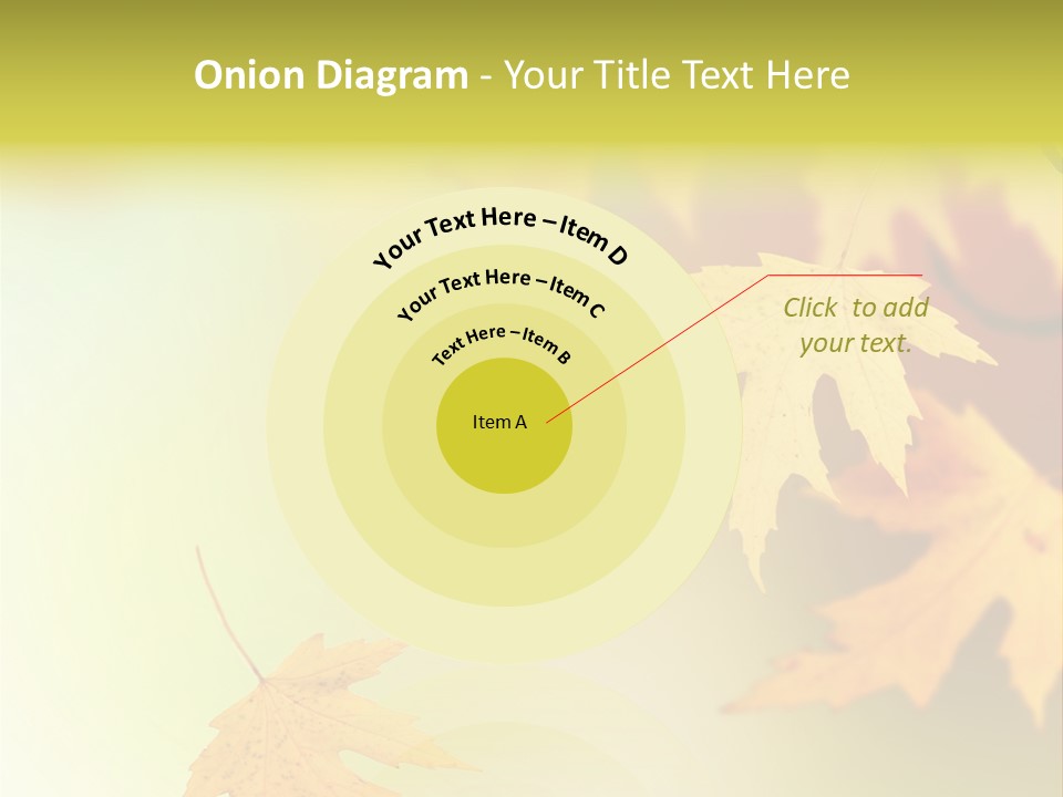 Texture Gold Element PowerPoint Template