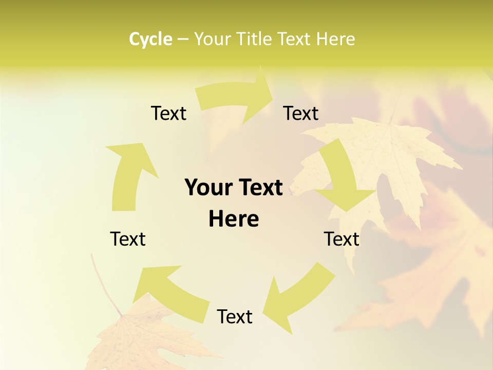 Texture Gold Element PowerPoint Template